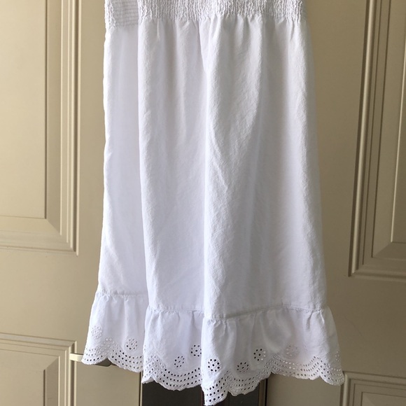 Converse One Star White Strappy Eyelet Sundress Sz XL - Picture 3 of 11